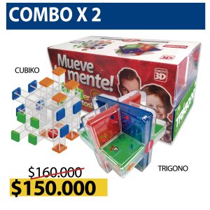 Combo 2 laberintos Cubiko mas Trigono