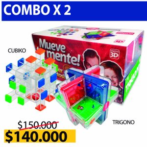 Combo 2 laberintos Cubiko mas Trigono